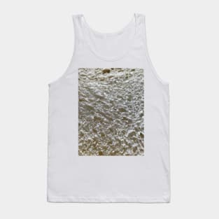 normal white Bread texture background Tank Top